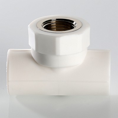 VTp.732.0.02004 Фитинг полипропиленовый – тройник с переходом на внутреннюю резьбу Valtec 20 мм х 1/2"  - Вид №4