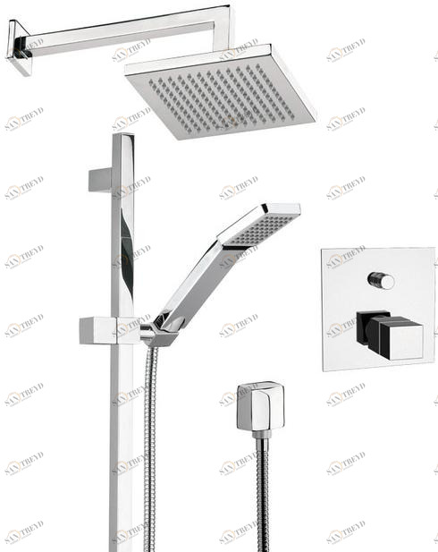 Remer Rubinetterie Смеситель для душа с лейкой Qubika thermo Qt 09 s01