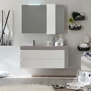 IN04 INDICE Комплект мебели для ванной комнаты 130 см ARDECO