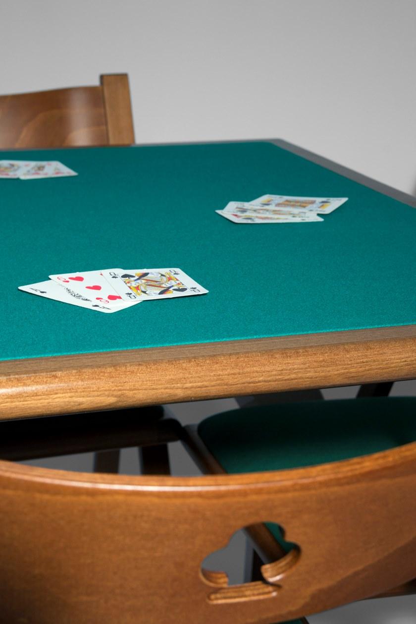 KARN Квадратный игровой стол из массива дерева Karn design - gioco 713 - Вид №4