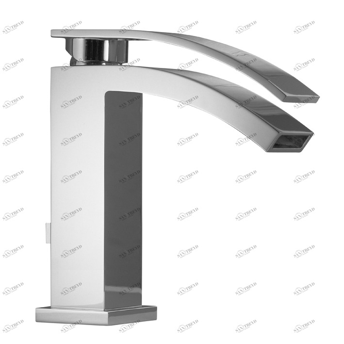 Смеситель для раковины, однорычажный, 3/8 дюйма. Керамический картридж Ø28 мм Длина шлангов 512 мм. со съемным сливным комплектом 1 1/4 ”. Без аэратора. Расход 7,85 л / мин. при 3 барах  Imagine NOKEN 100038825  CHROME