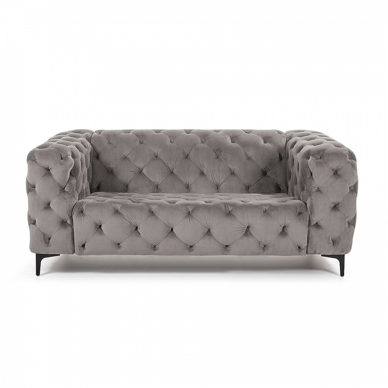 Диван Maisha двухместный серый от La Forma LA FORMA ДИЗАЙНЕРСКИЕ 288903 Серый  - Вид №1