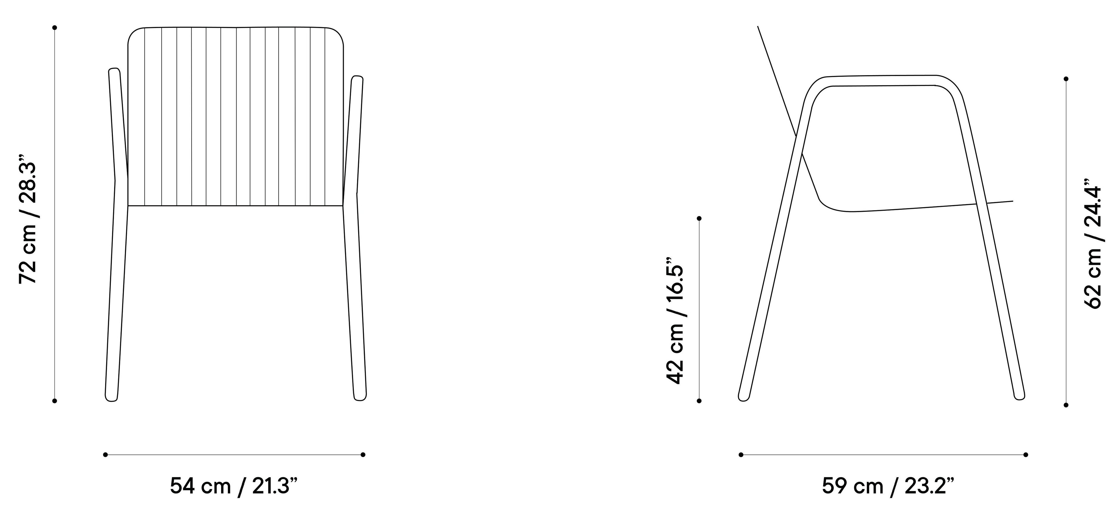 Садовый стул с подлокотниками iSimar Niza ARCH-00135078 - Вид №5