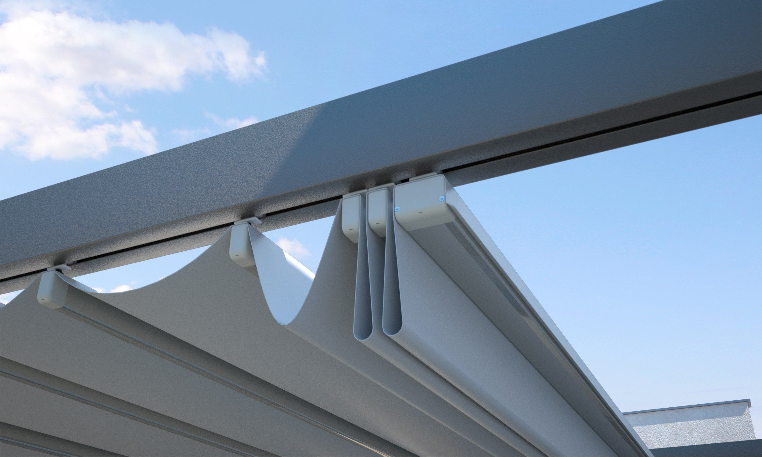 Алюминиевая пергола с раздвижной крышкой Pratic Tecnic ARCH-00132059 - Вид №1