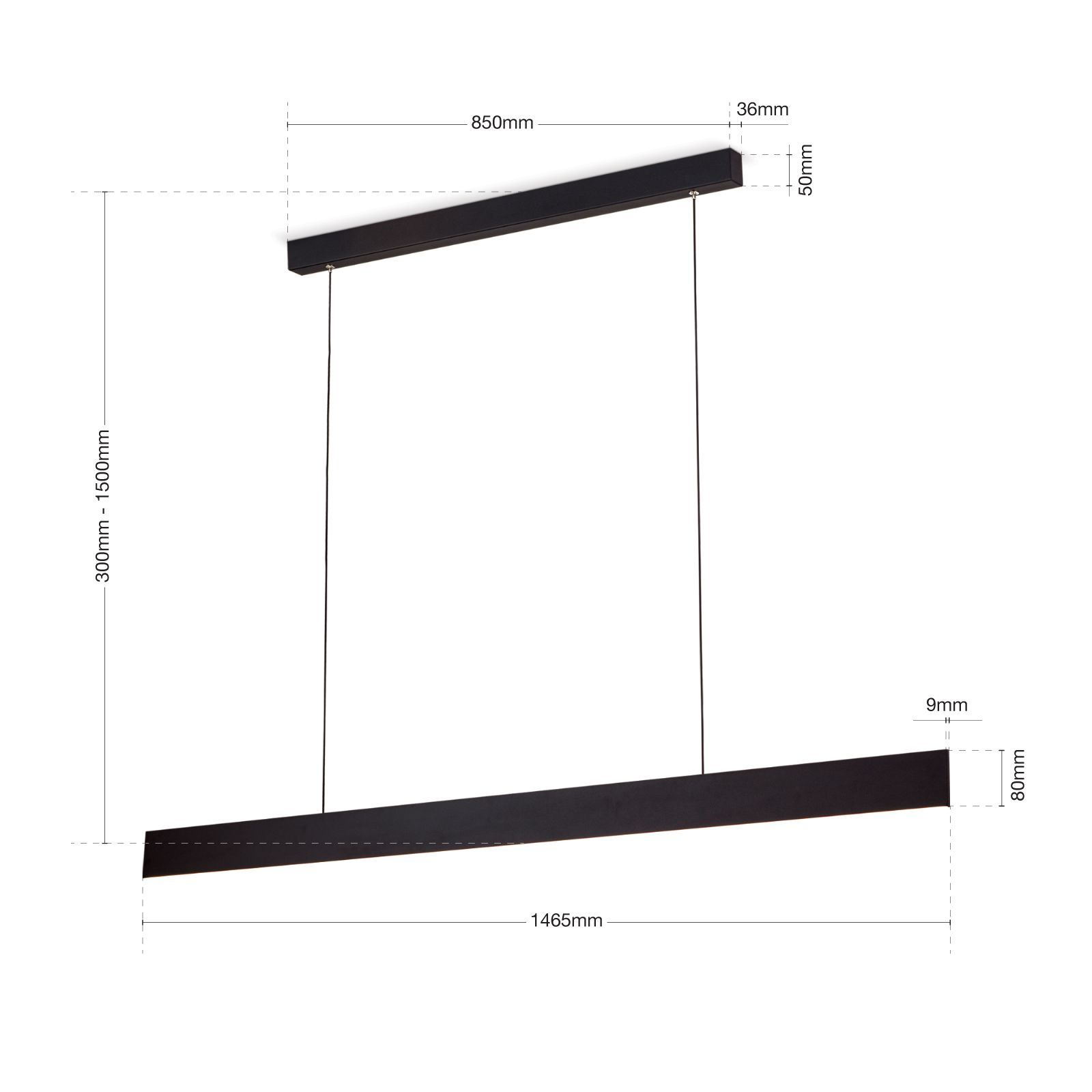 Алюминиевый светодиодный подвесной светильник Orion Gideon ARCH-00036577 - Вид №21
