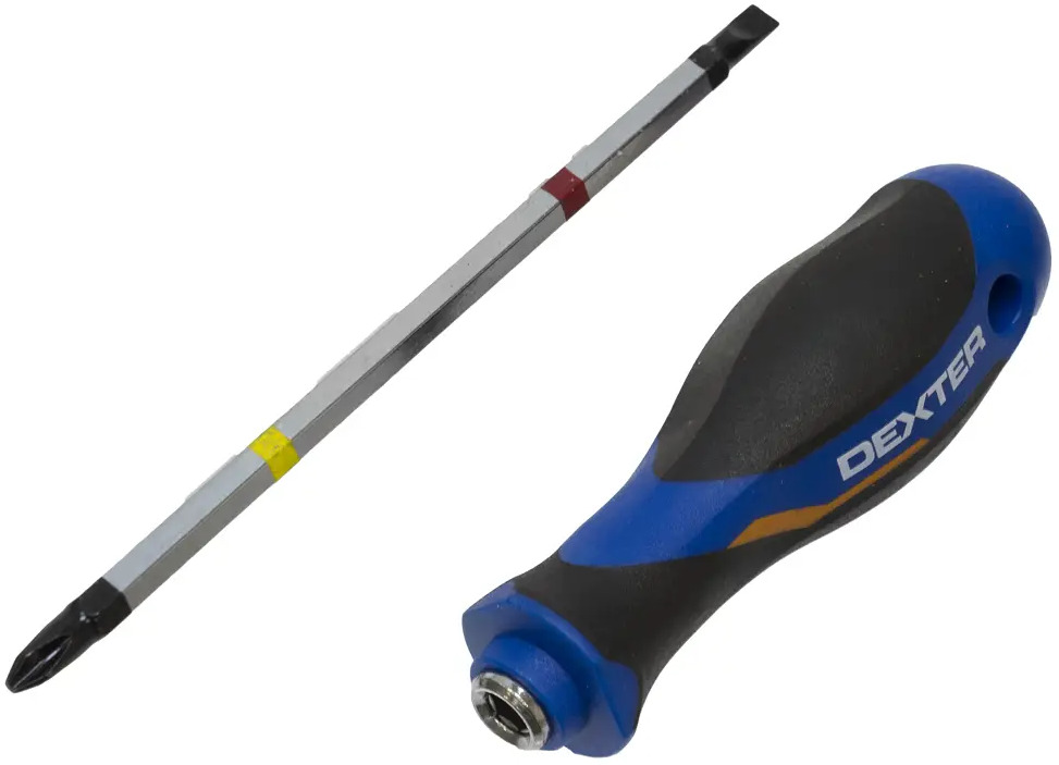 18148361 Отвёртка со сменным жалом Dexter PH2/SL5.5x155 мм STLM-0009607