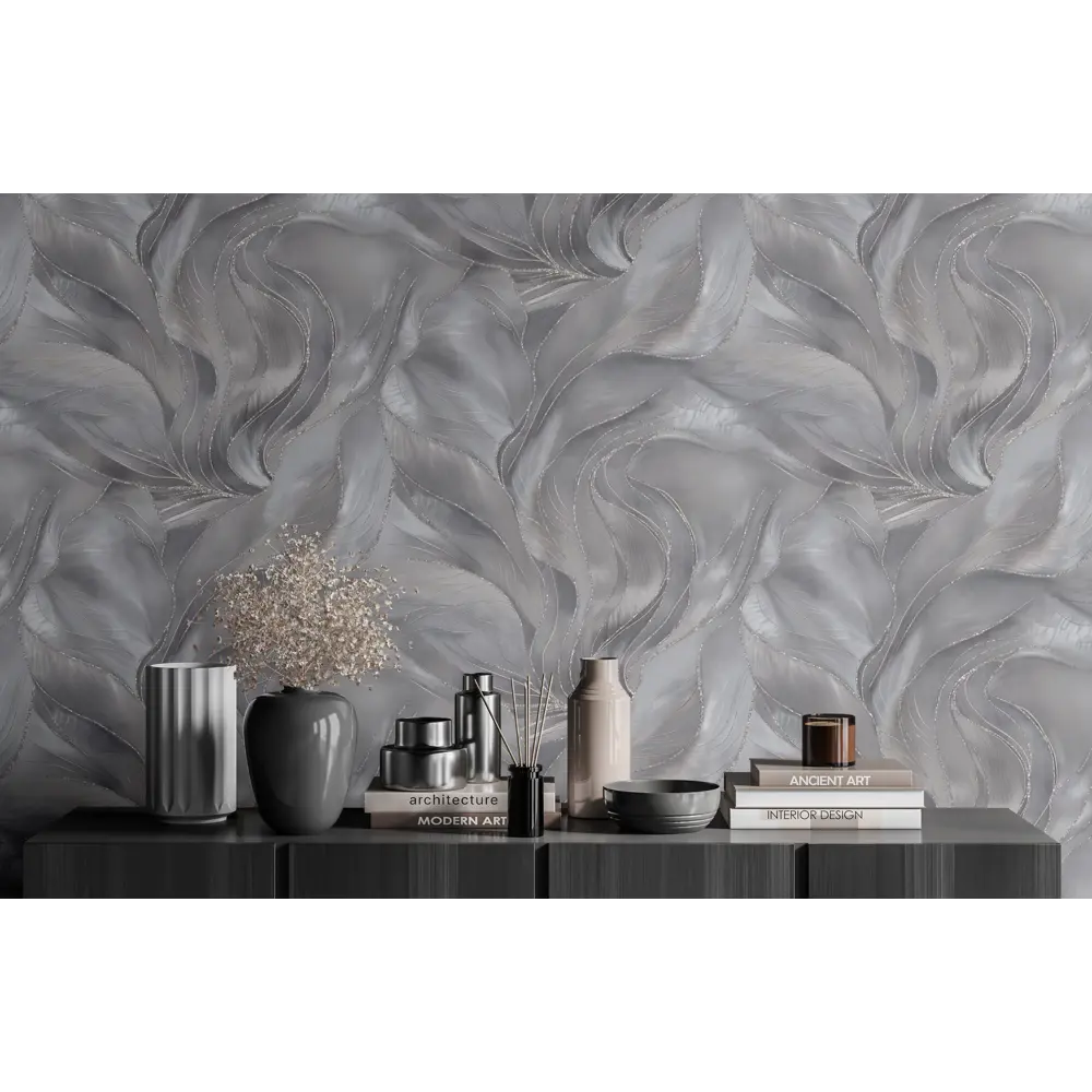 Обои флизелиновые Ateliero Armand темно-серые современные 89423715 STLM-1565569 - Вид №4