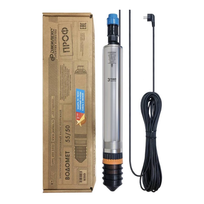 Насос скважинный ВОДОМЕТ Джилекс 55/75 5575JLX - Вид №1