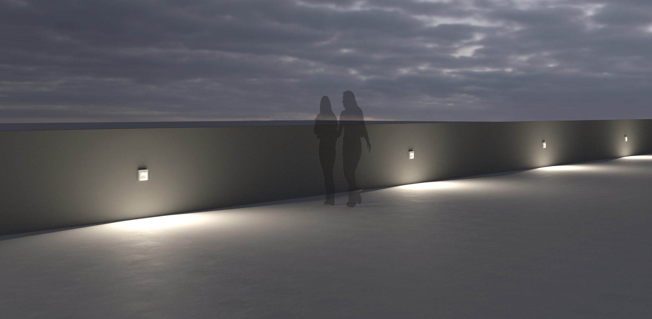 3480119 Светильник встраиваемая в стену / Наружнее освещение Platek TEAM  TEAM small - LED 3000K Asymmetrical - Вид №7