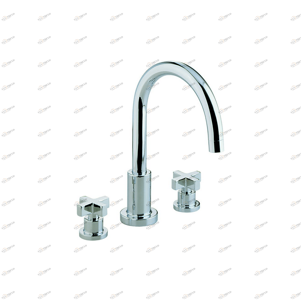 Смеситель на борт ванны с изливом, 3 отв без излива Cisal Barcelona BA000250