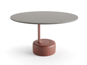 Круглый журнальный столик из керамогранита