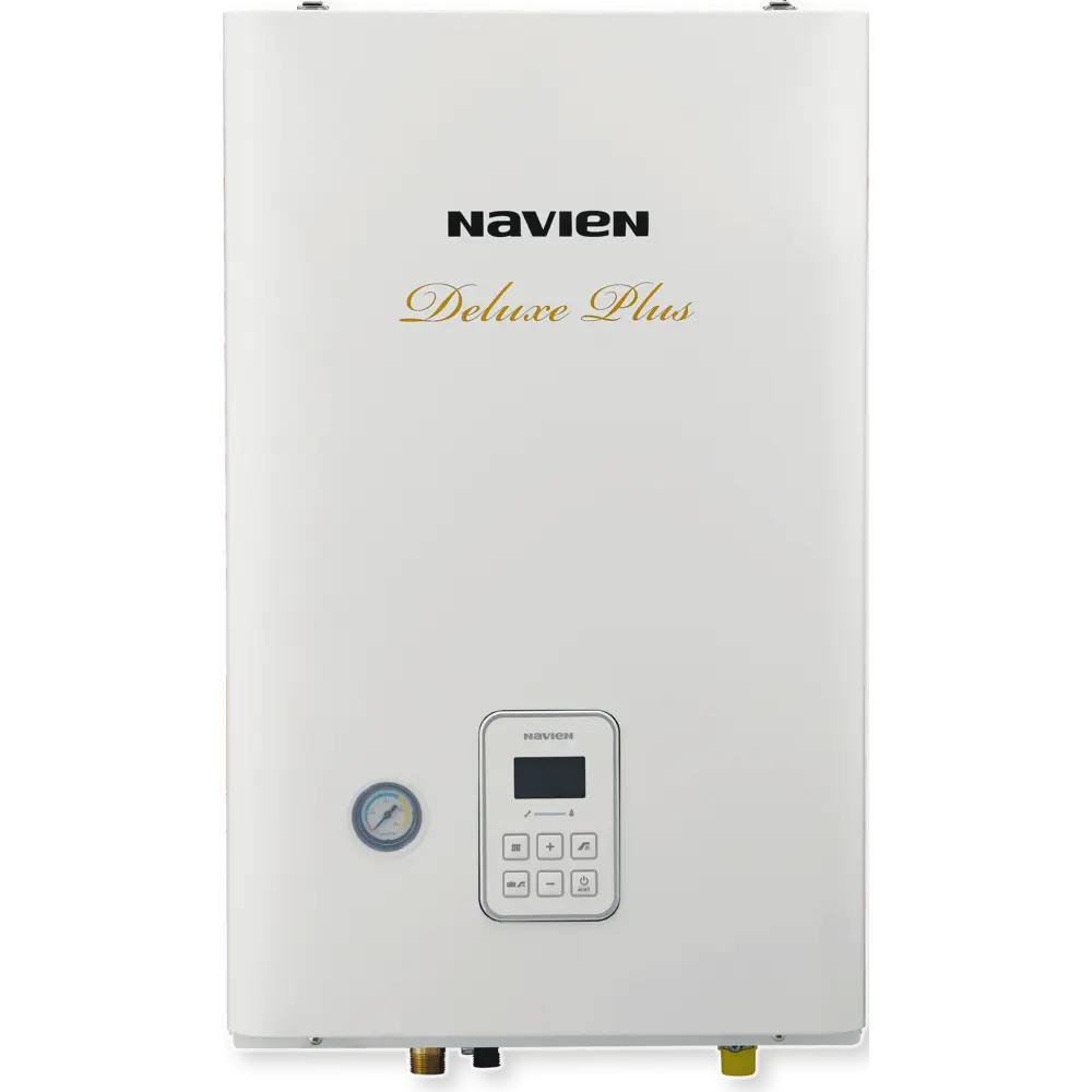 Газовый котел конвекционный 16 кВт Navien Deluxe Plus Coaxial S-16K двухконтурный настенный STLM-2198810