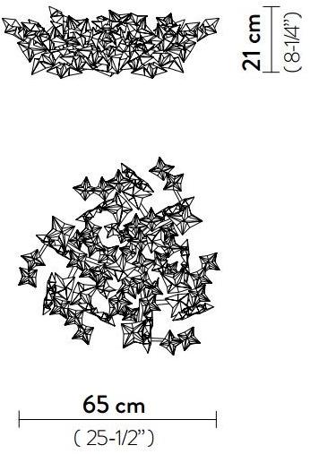 Slamp Светодиодный потолочный светильник из lentiflex® Hanami sun-id-1491719 - Вид №2