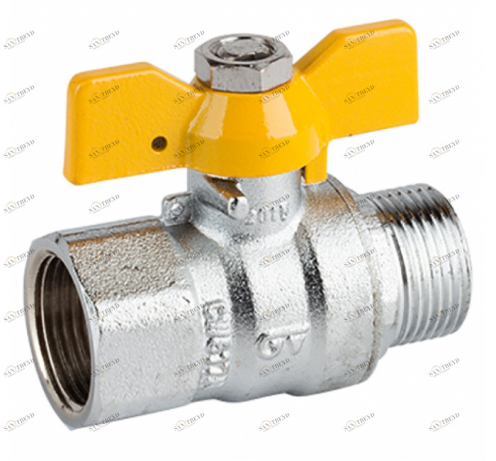 GENEBRE 3515 04 Кран шаровой прямой для газа, M-F 