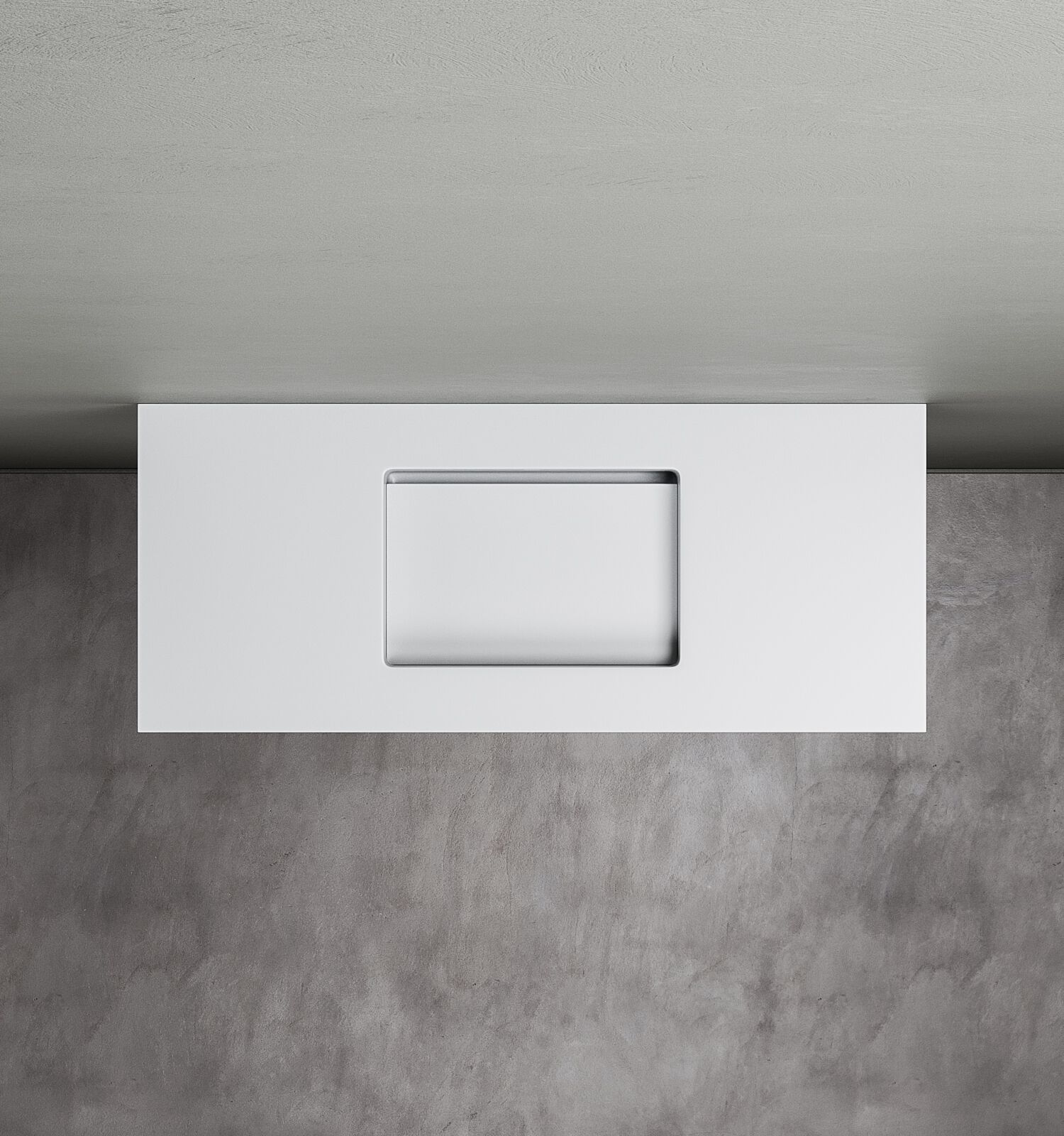 Подвесная раковина Corian® с столешницей Acquapazza Corian ® elements ARCH-00129946 - Вид №1