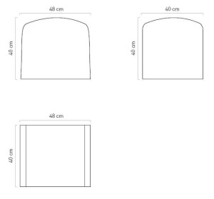 Пуф из искусственной кожи