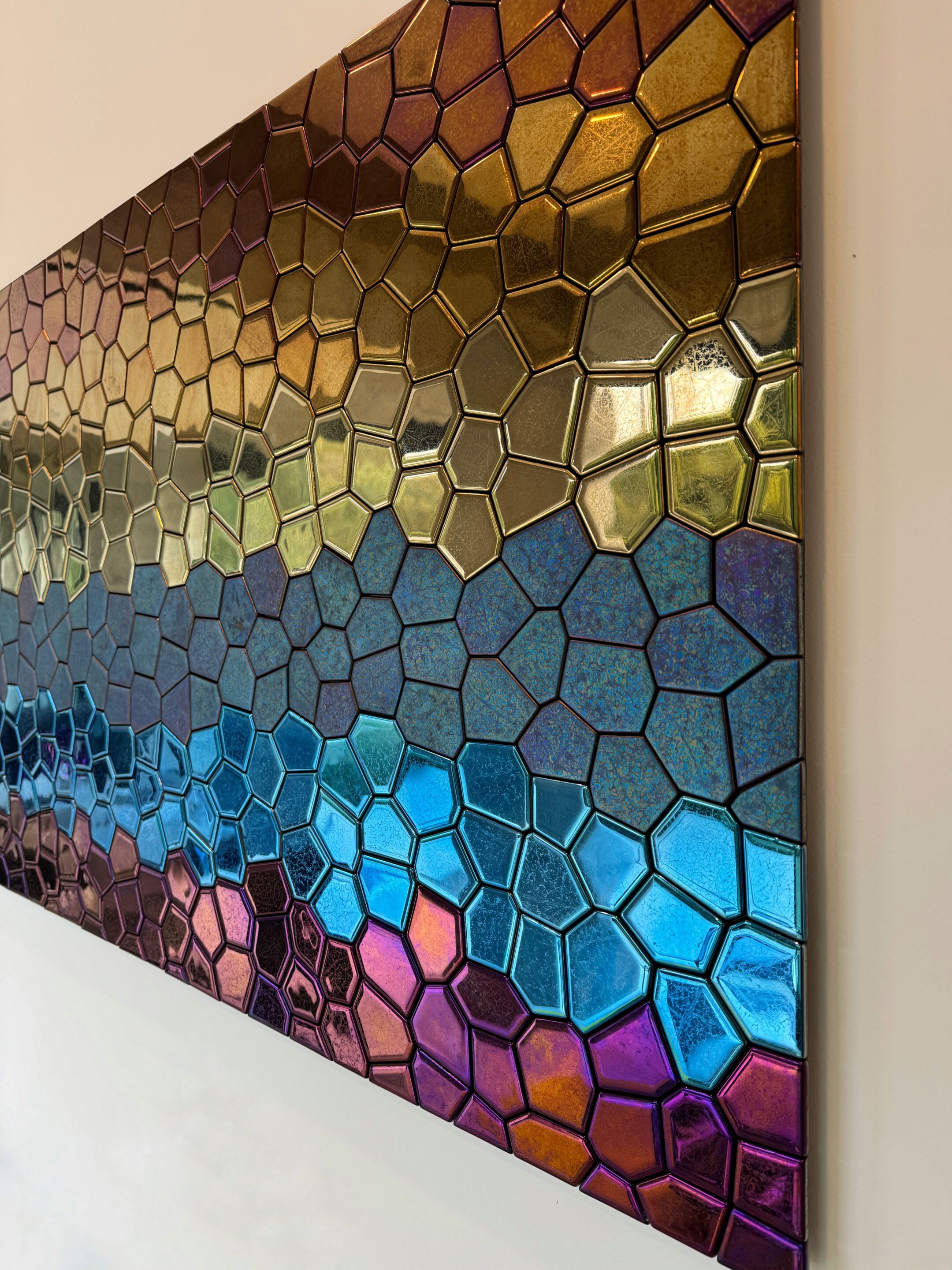 Декоративный предмет стеклянной стены PlusObject Polygonal Mosaic ARCH-00151215 - Вид №3