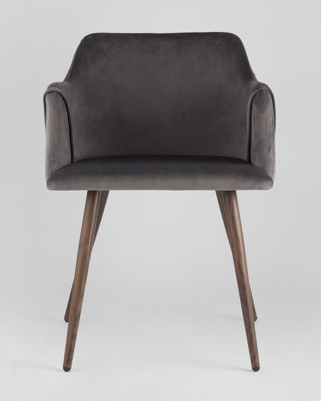 Стул со спинкой серый "Монарх" STOOL GROUP ДИЗАЙНЕРСКИЕ, ИНТЕРЬЕРНЫЕ 00-3946185 Серый  - Вид №2