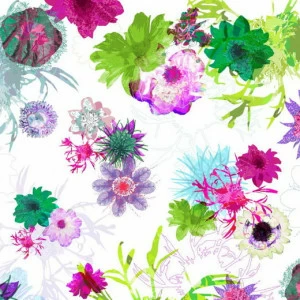 8-911-Fleurs-de-Paris Фотообои Komar Imagine 2.54х3.68 м