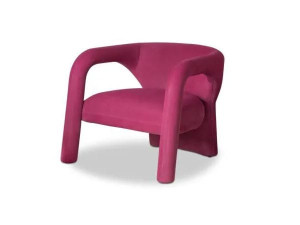 Кресло из нубука с подлокотниками