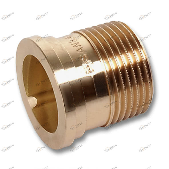 143713812 SANHA 4371G резьб.соединение НР с плоским уплотн. 3/8x1/2 мм 