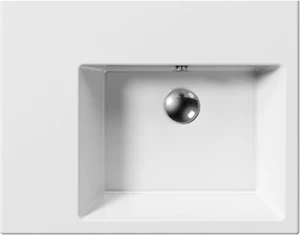 8939111 Подвесная раковина настенная овальная GSI ceramica Kube белая