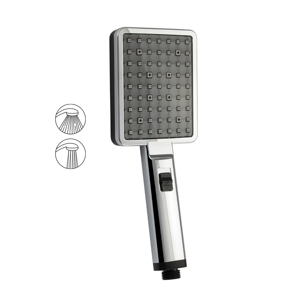 GFmark - Лейка квадратная, 3Д, душевая, массажная, 2 режима, код: 6049 