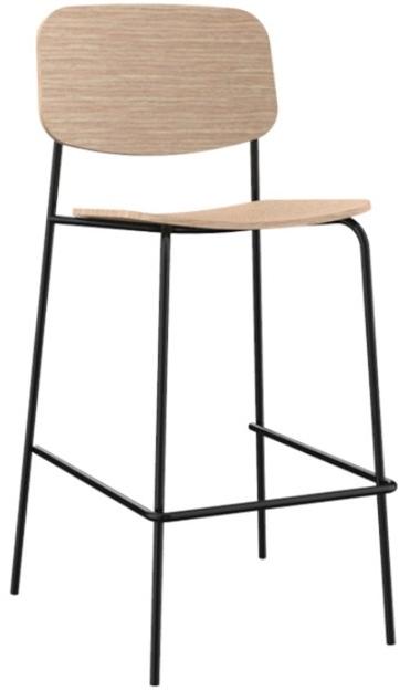 Mobboli Табурет деревянный со спинкой Cap 14 wtm / wta - Вид №1