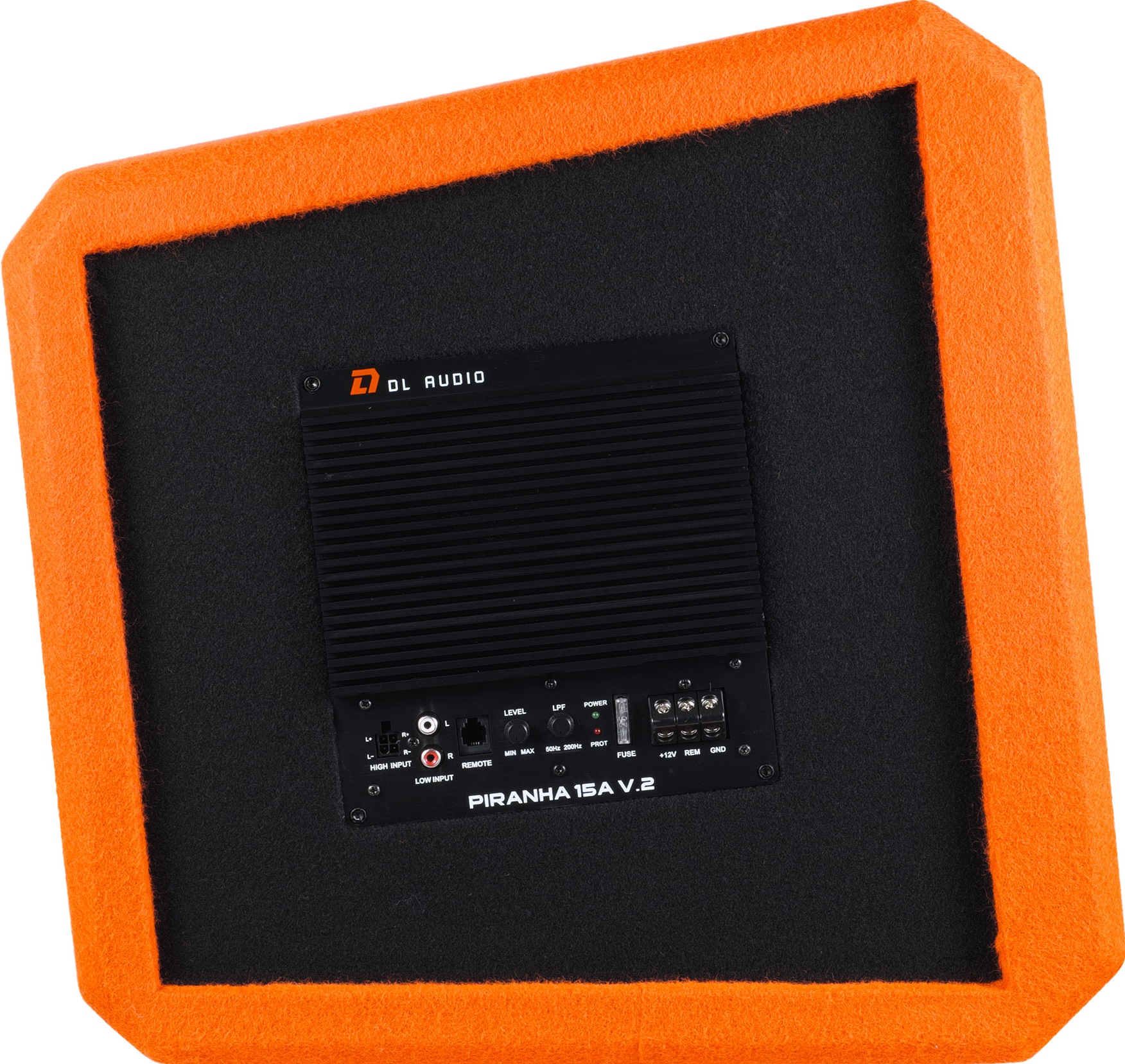 9285831 Автосабвуфер активный DL Audio Piranha 15A V.2 Orange STDN-0024003 - Вид №3