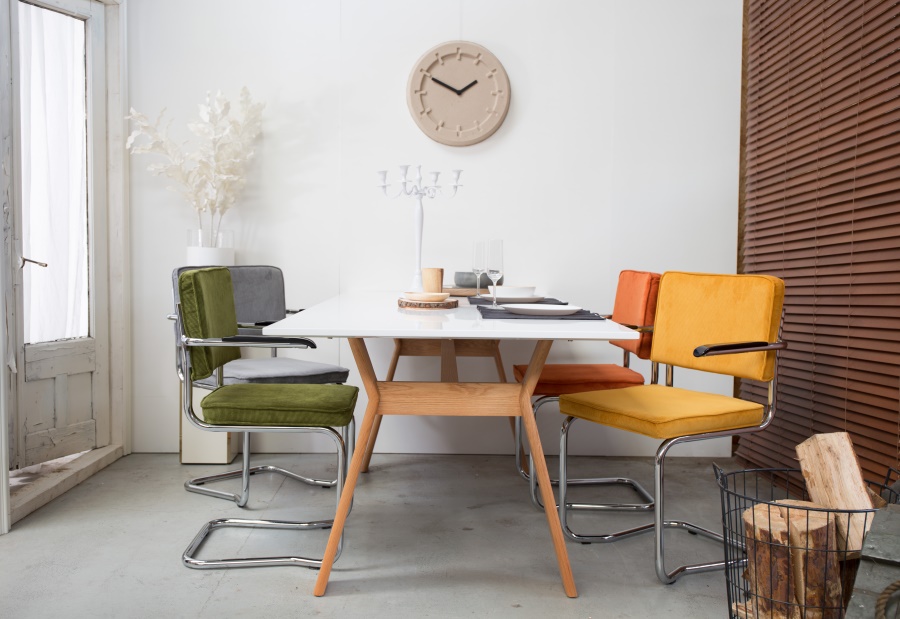 Кресло Ridge Kink Rib желтое Zuiver 1200053 - Вид №1