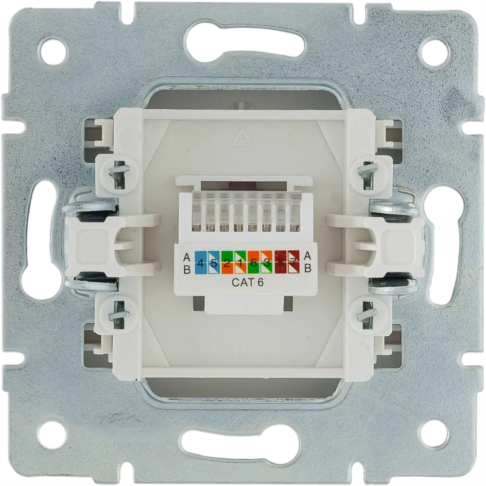 Розетка компьютерная встраиваемая Lexman Виктория RJ45, цвет жемчужно-белый матовый 17921050 STLM-2095416 - Вид №4