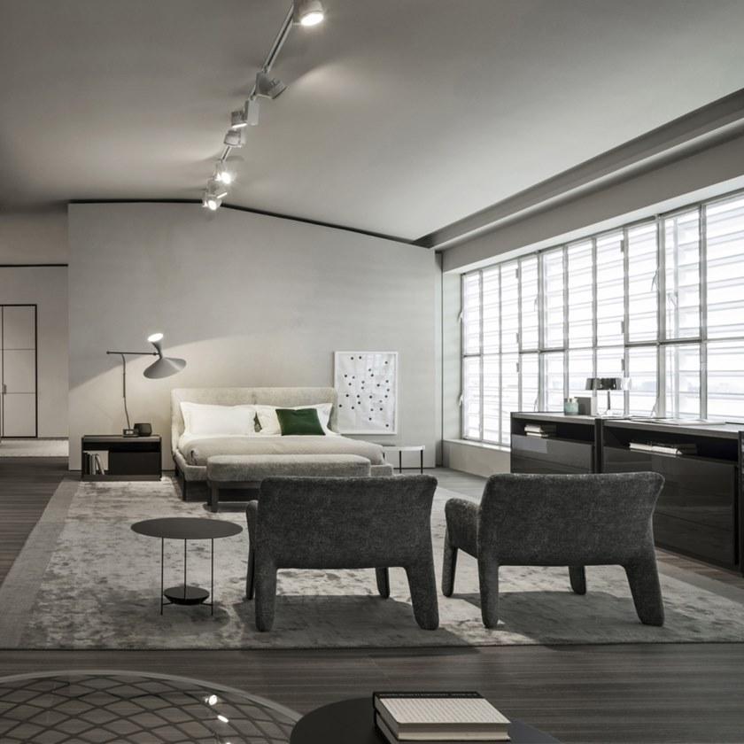 Molteni & C. Кресло из ткани с подлокотниками Glove-up sun-id-1513326 - Вид №4