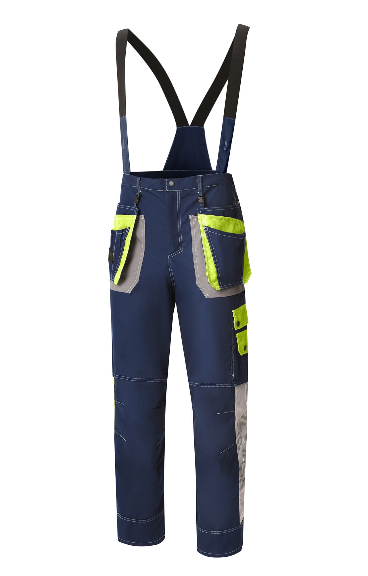 68849 Костюм "Прогресс" темно-синий с серым лимон  Летняя спецодежда  размер 60-62/182-188  - Вид №4