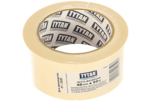 15897378 Малярная лента EURO-LINE белая 48мм/50м 8507 Tytan