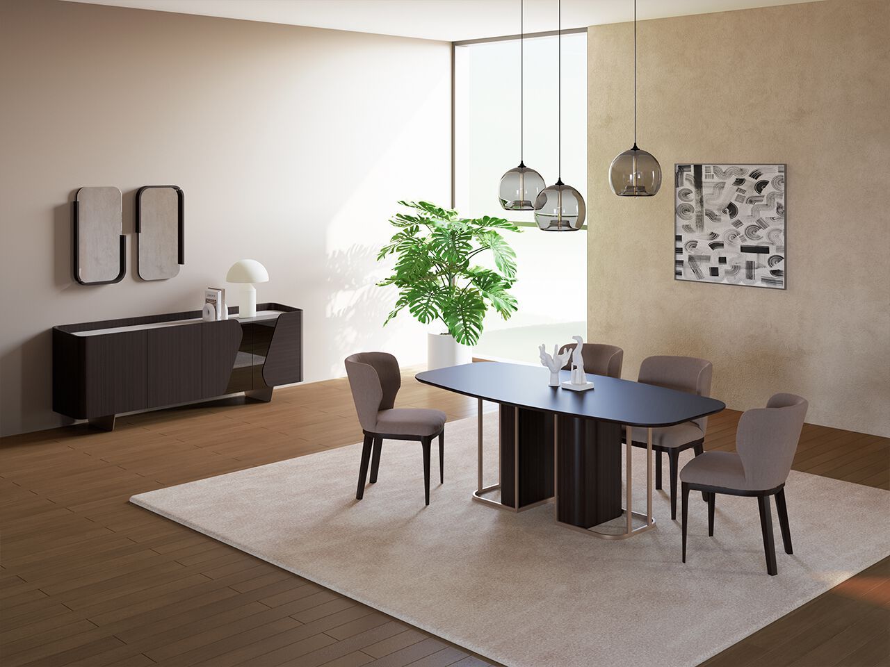 Тканевый стул с мягким сиденьем NDESIGN Tawny ARCH-00019272 - Вид №3