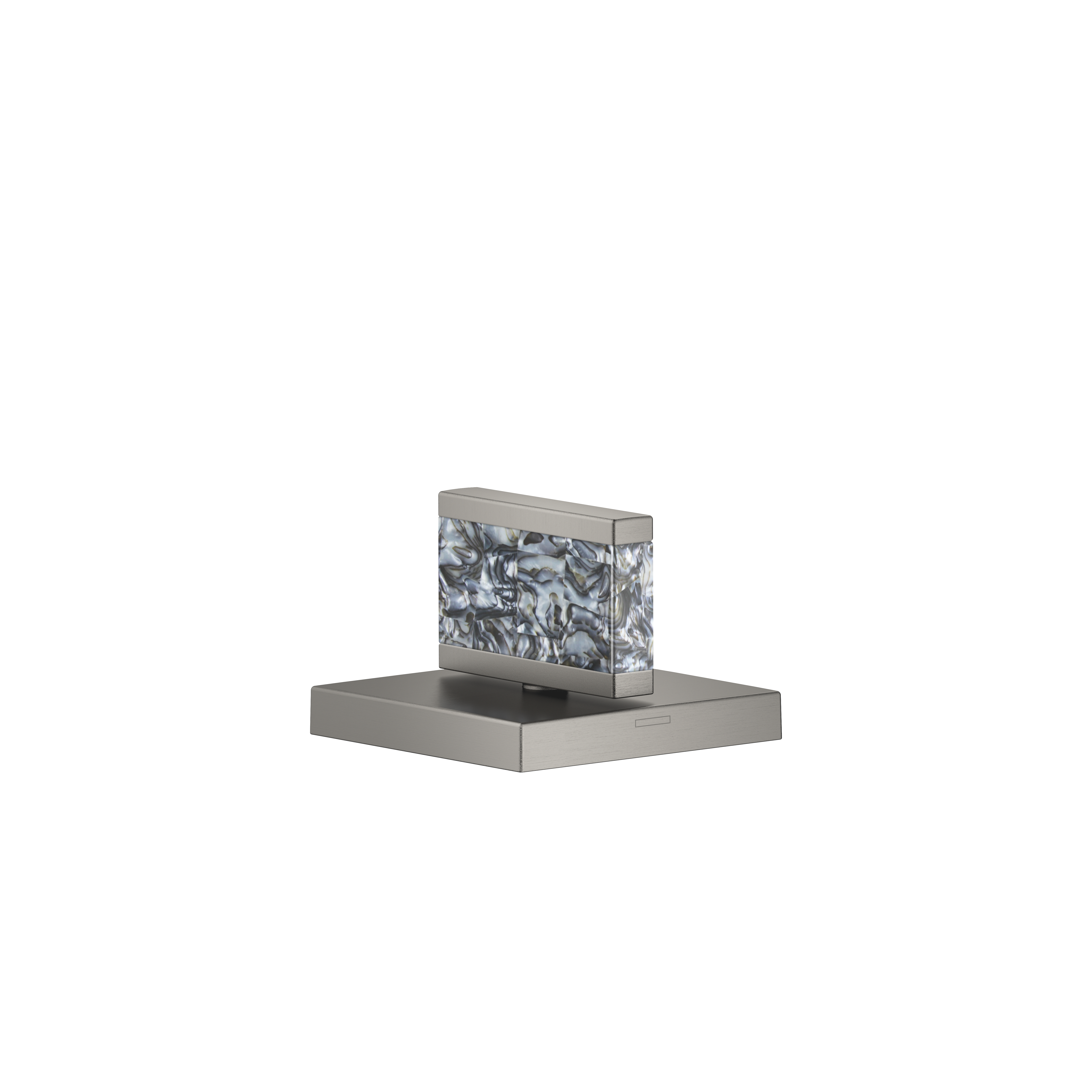 Ручка Nature Squared Black Agate Ariel - матовая темная платина DornBracht XV-014646