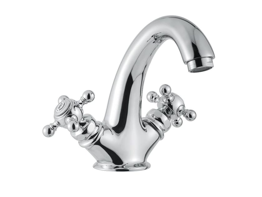 Хромированный латунный смеситель для раковины с одним отверстием Bugnatese ARCADIA ARCH-00105406