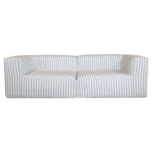 3-местный съемный льняной диван