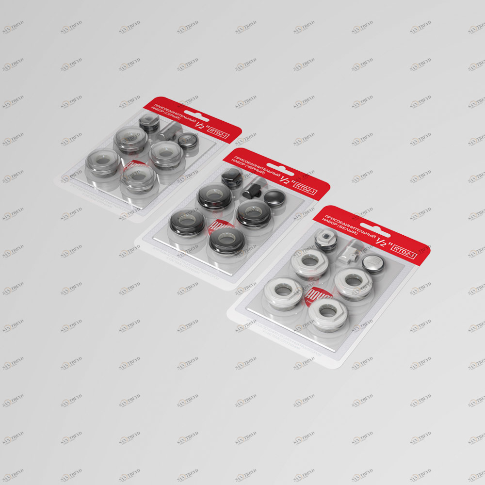 Присоединительный набор Royal Thermo 1/2" (серебристый) sun-id-646075