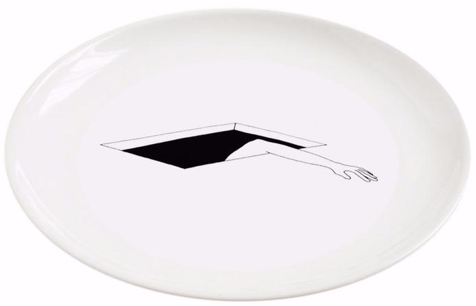 Kiasmo Керамическая тарелка Overlook 2014kddovel - Вид №1