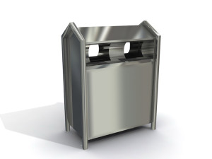 MF-7415 Контейнер для селективного сбора мусора Public Steel