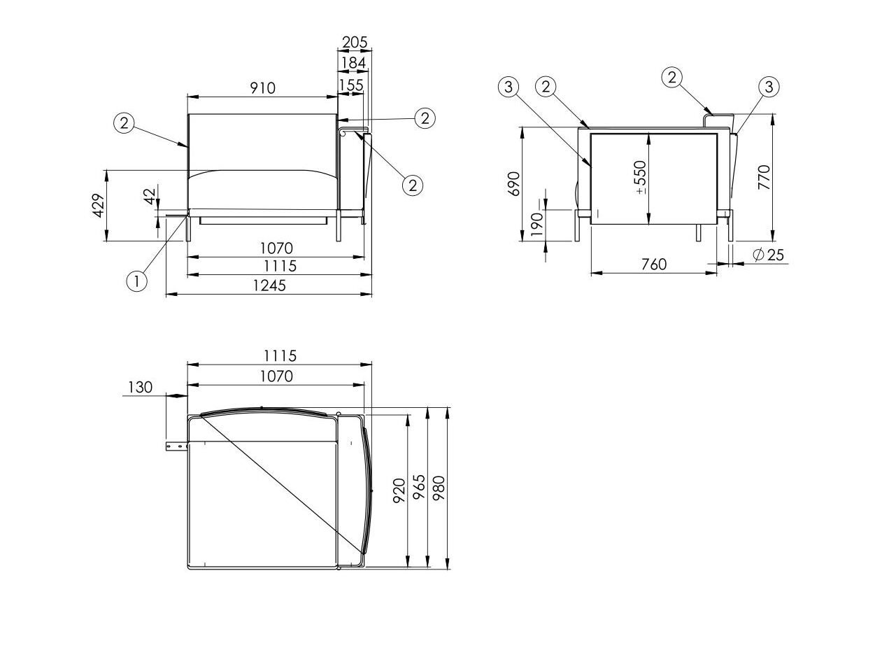 Модульный диван Laskasas холст ARCH-00126063 - Вид №4