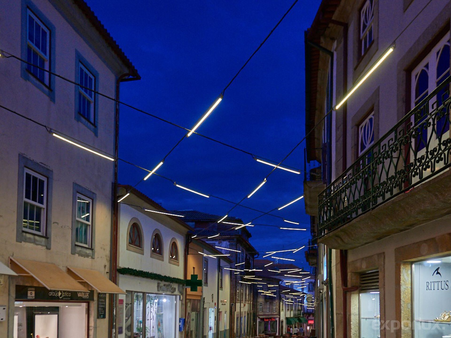 Поликарбонат светодиодный подвесной уличный фонарь Exporlux TUBILINE TE SU ARCH-00045615 - Вид №3