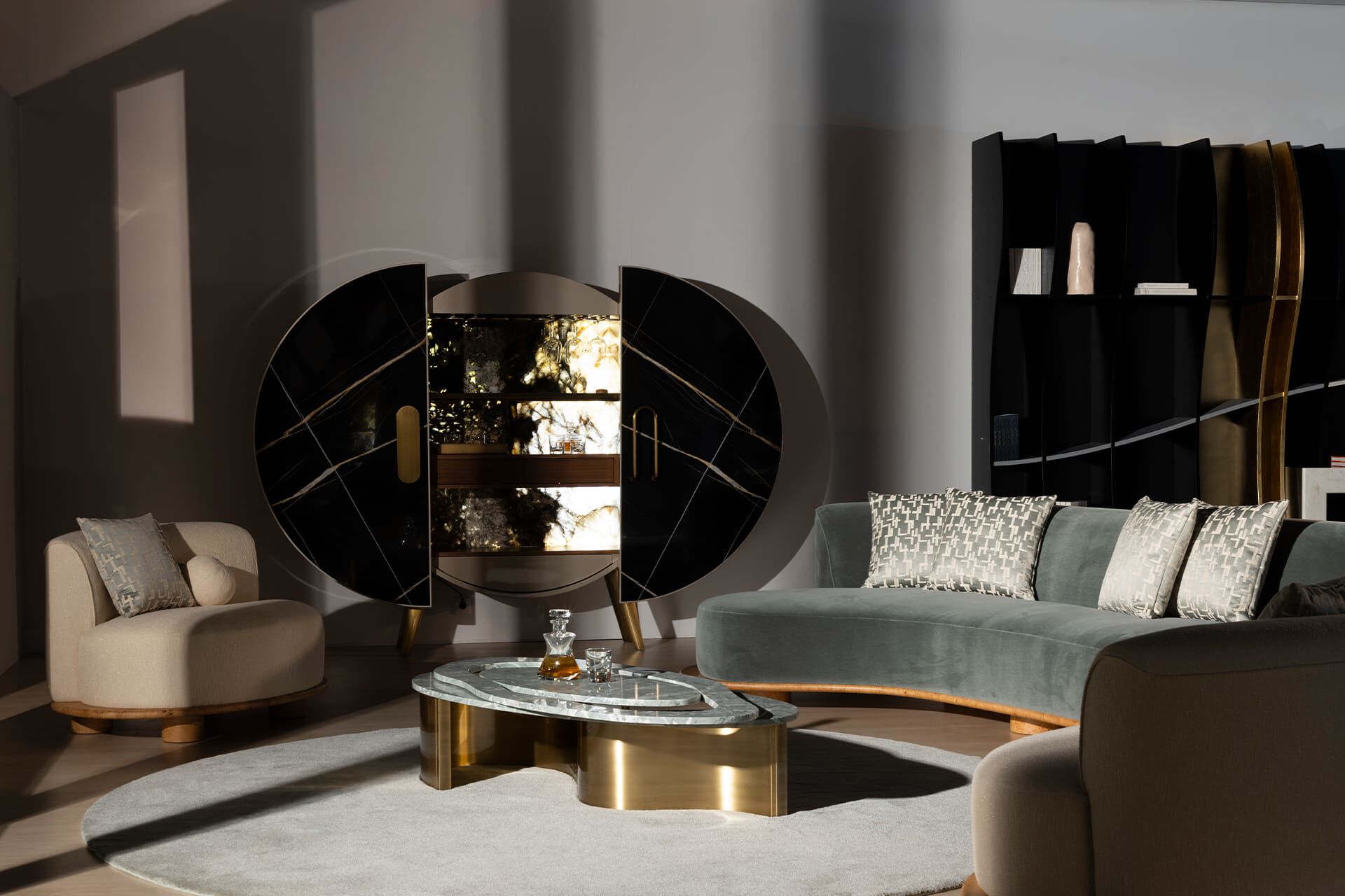 Мраморный журнальный столик для гостиной Greenapple BENAGIL ARCH-00076777 - Вид №6