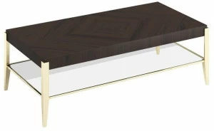 Capital Collection Низкий прямоугольный деревянный журнальный столик для гостиной