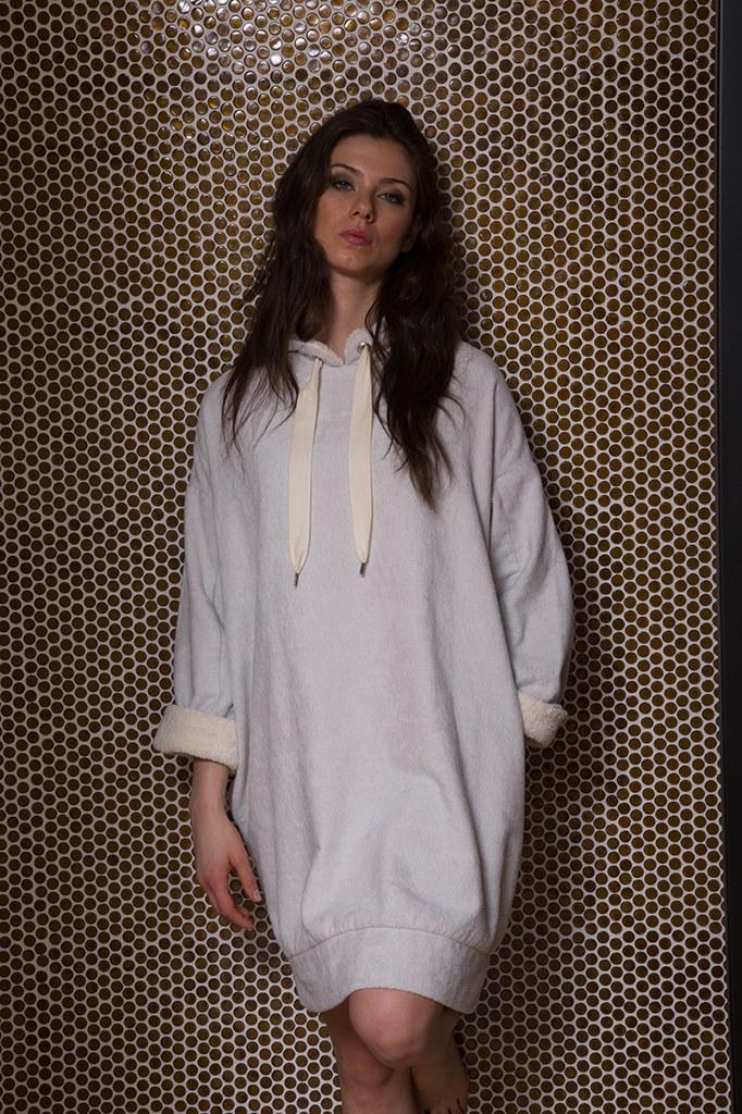 Cobrillo Хлопковая махровая толстовка / платье sun-id-1470092 - Вид №4