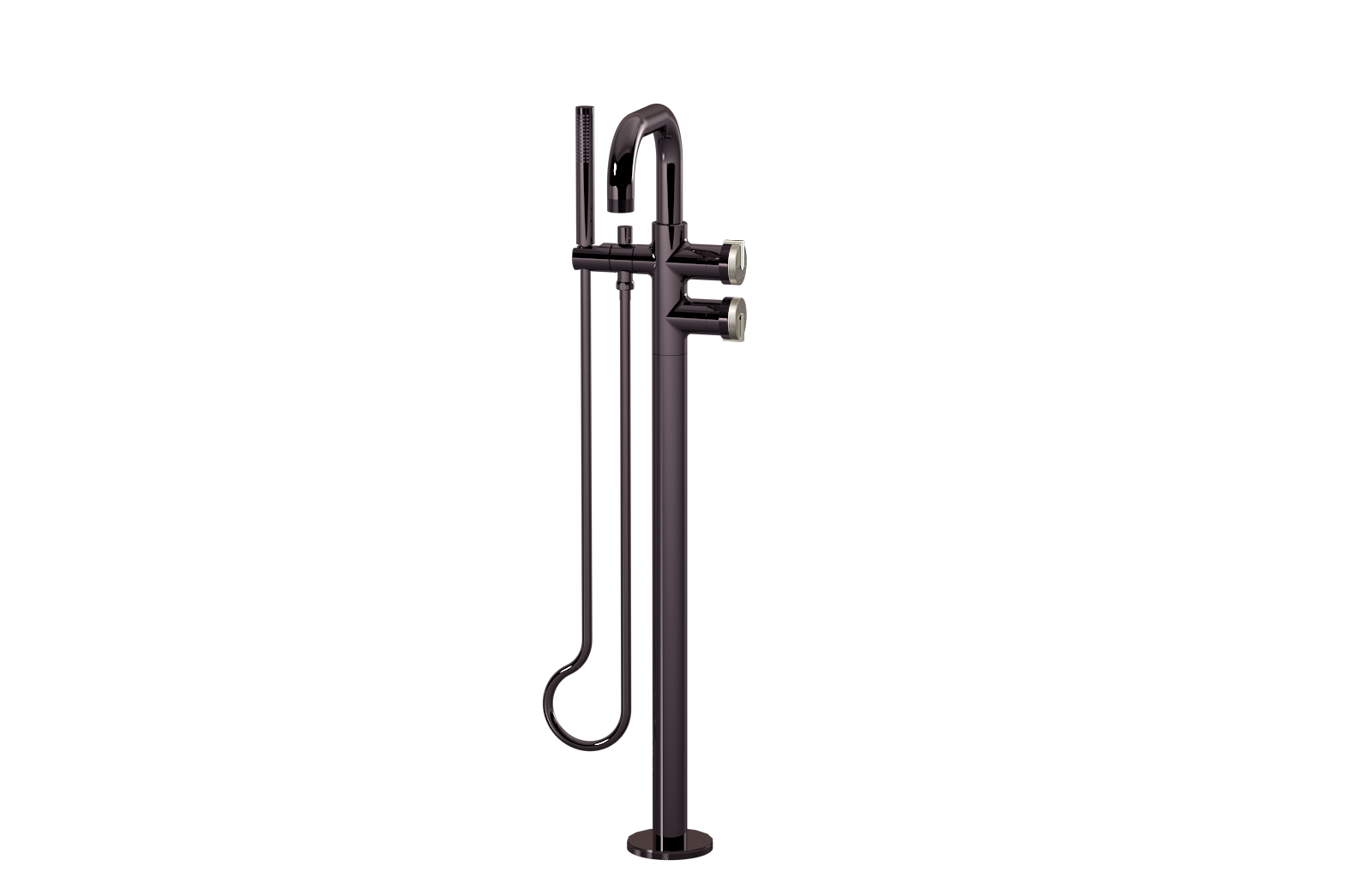 E-11557-R1BNi-L1PC-OX Смеситель напольный отдельностоящий (внешняя часть) GRAFF MOD+