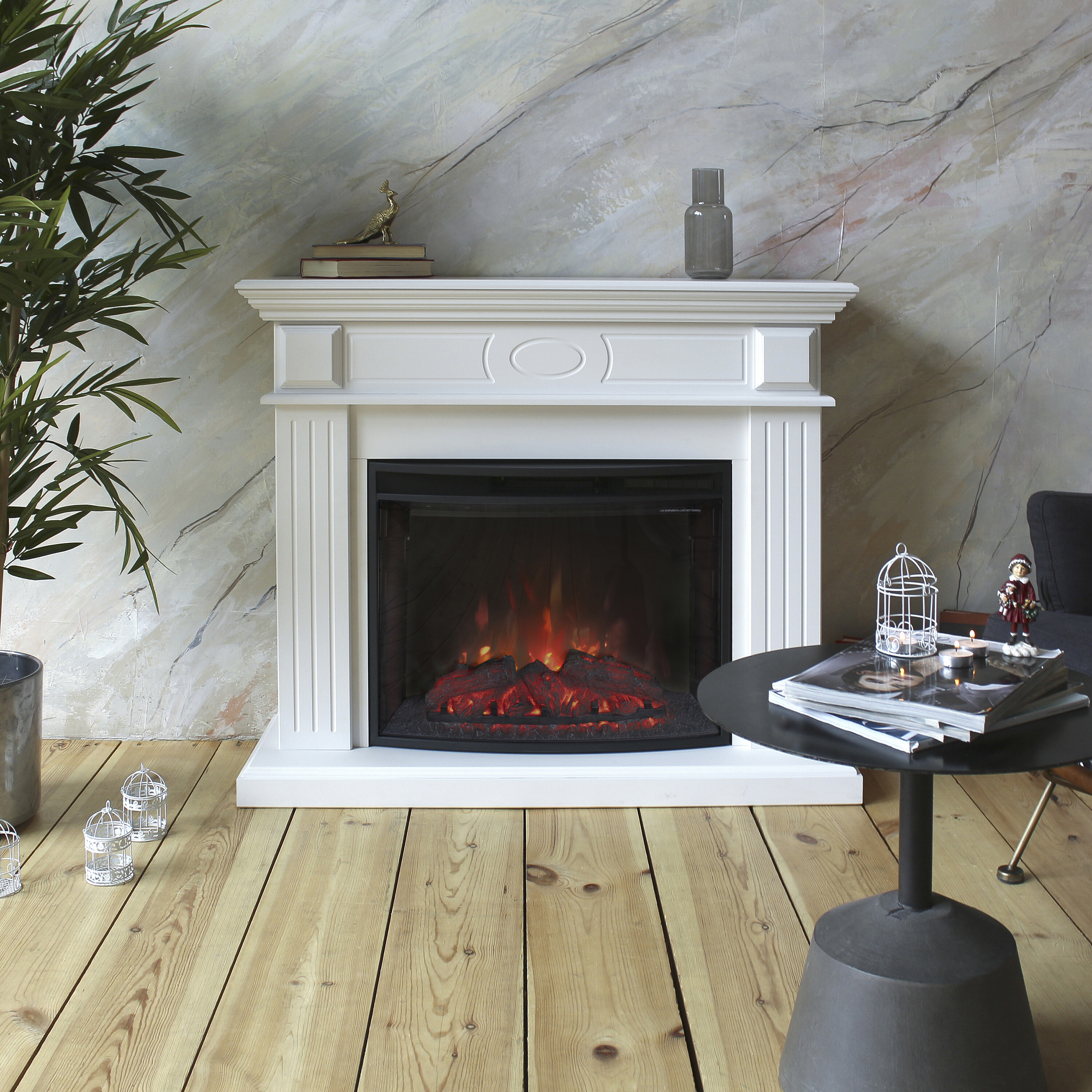 5342354 Каминокомплект RealFlame LEDA 25.5 WT + EVRIKA 25.5 STDN-0095826 - Вид №10