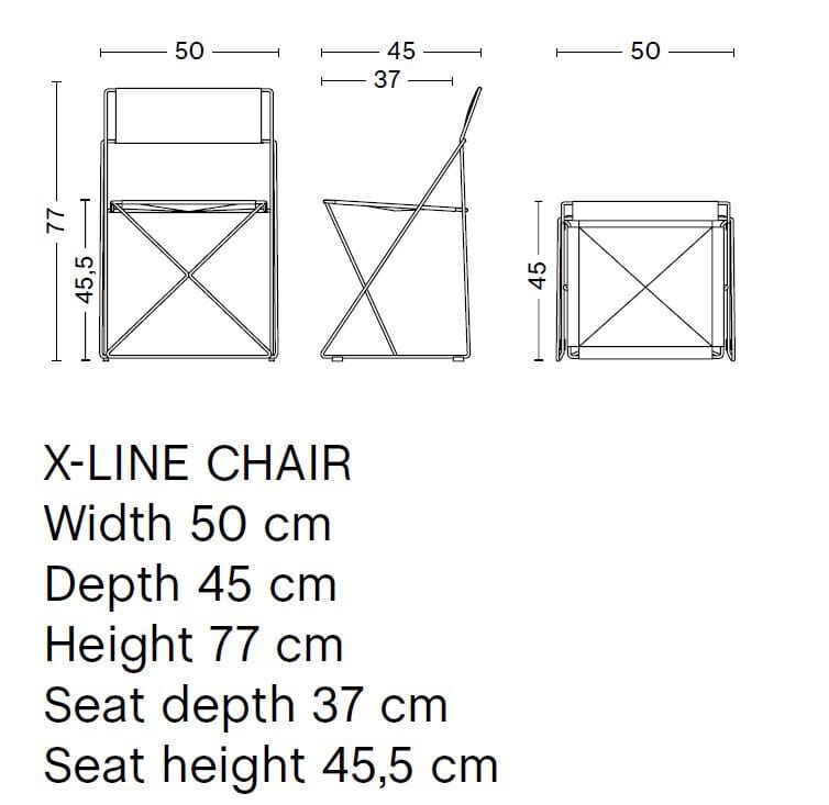 Штабелируемый стул из хромированной стали Hay X-Line ARCH-00064510 - Вид №7