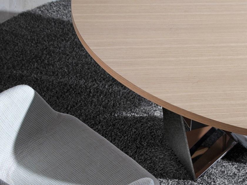 Angel Cerdá Круглый стол для гостиной из стали и дерева Nature life 1042.02 Angel Cerda - Вид №4